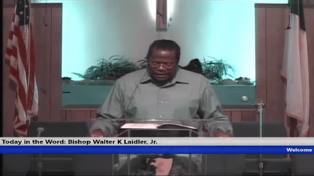 20200216 SERIES: Spiritual Perfection TITLE: Resist The Devil And He Will Flee From You SPEAKER: Walter K. Laidler Jr. VERSE: Genesis 1:26