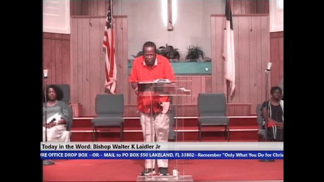 201007 Wed, Walking By Faith, Hope, Love, and Prayer, Bishop Walter K. Laidler Jr