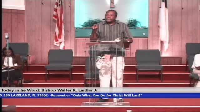 201115 SUN, The Power Of Love, 1 Thess 1:2-3, Matt 21:21-22, BISHOP WALTER K. LAIDLER JR