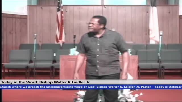 20191006 10AM SUN ''THE TEN NAMES OF GOD'' BISHOP WALTER K LAIDLER JR.