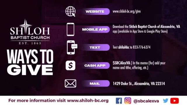 Shiloh Baptist Church Live Worship Service on 30-Jan-22-16:07:55