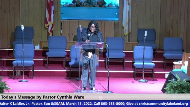 20220313 Sun 830am HOP, The Strategic Plan of God Genesis 2 1-9, Pastor Cynthia Ware