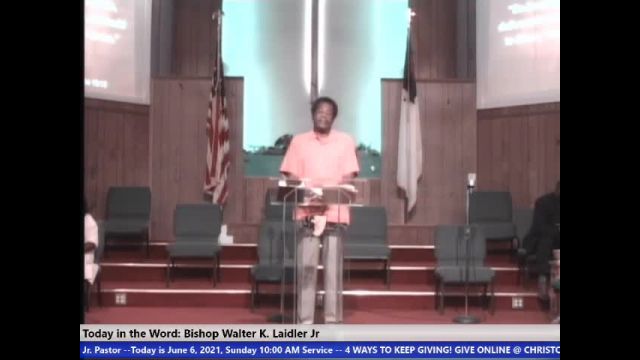 210606 Sun 10am, Asking And Taking (Don't Be The Lazy Man) Have Faith For The Nots In Your Life , Bishop Walter K- Laidler Jr