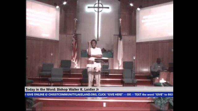 210922 Wed, You Either Know IIt Or You Don't GOD Live Through You, Bishop Walter K- Laidler Jr