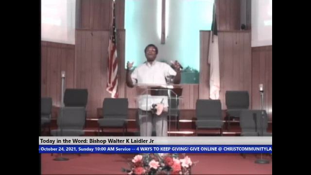 211024 Sun 10am, The Church How Clean Is Clean, Bishop Walter K Laidler Jr _