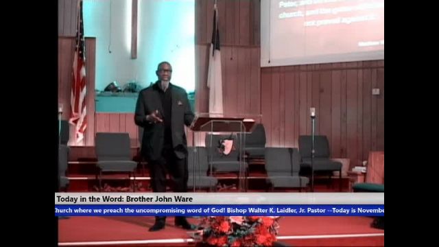 20211121 Sunday 10am, The Church Why Be Thankful, Pastor John Ware_Trim